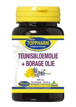 Teunisbloemolie + borage olie 500 mg