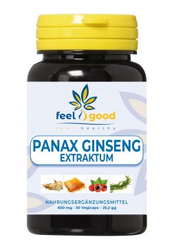 Panax Ginseng Extractum 650 mg