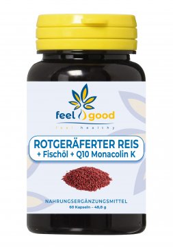 Roter Reishefe mit Q10 und Fischöl